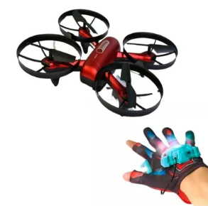 Mini Drone Recargable Con Luces Led Control Remoto De Manos